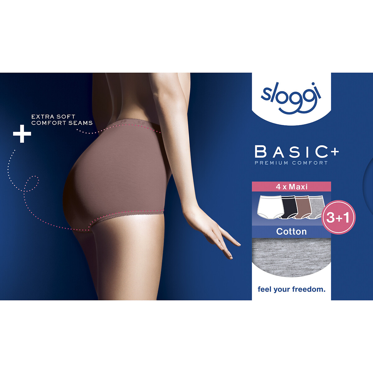 SLOGGI<br>Conjunto de 4 capas Maxi Basic+