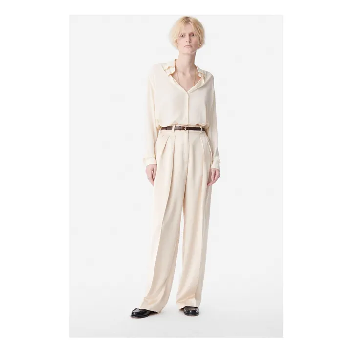 Vanessa Bruno Pantalon Droit Bjorn | Grège