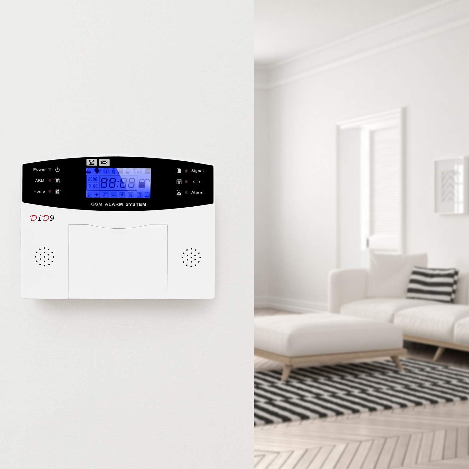 Home-GSM WiFi Alarmanlage kabellos Abschreckung Einbrecher für Haussicherheit