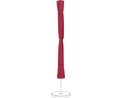 Suncomfort FlexRoof marktparasol, parasol 210 x 150 cm, aurora rood