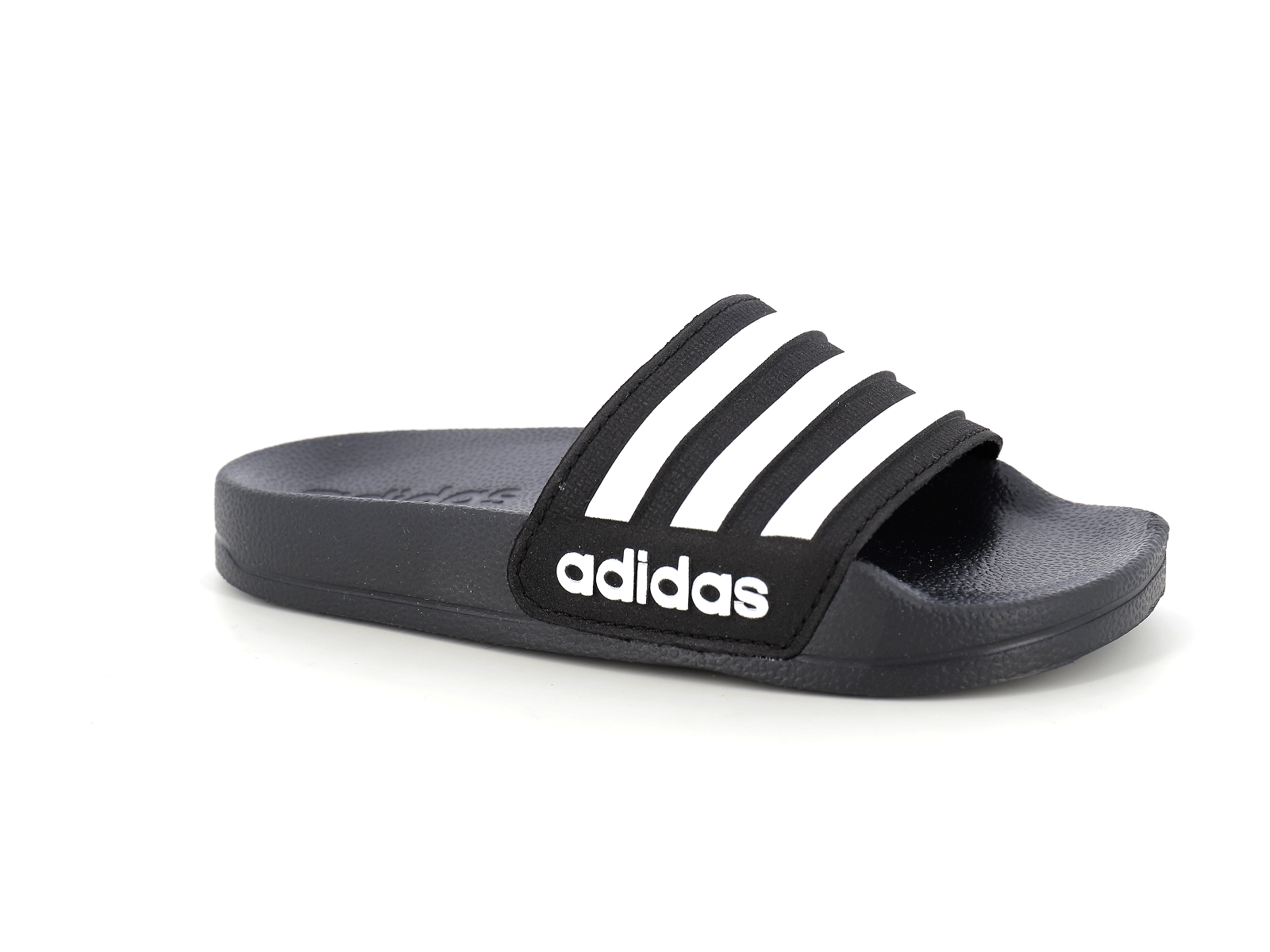 Adidas-G27625 ADILETTE SHOWER K Synthétique Noir Blanc