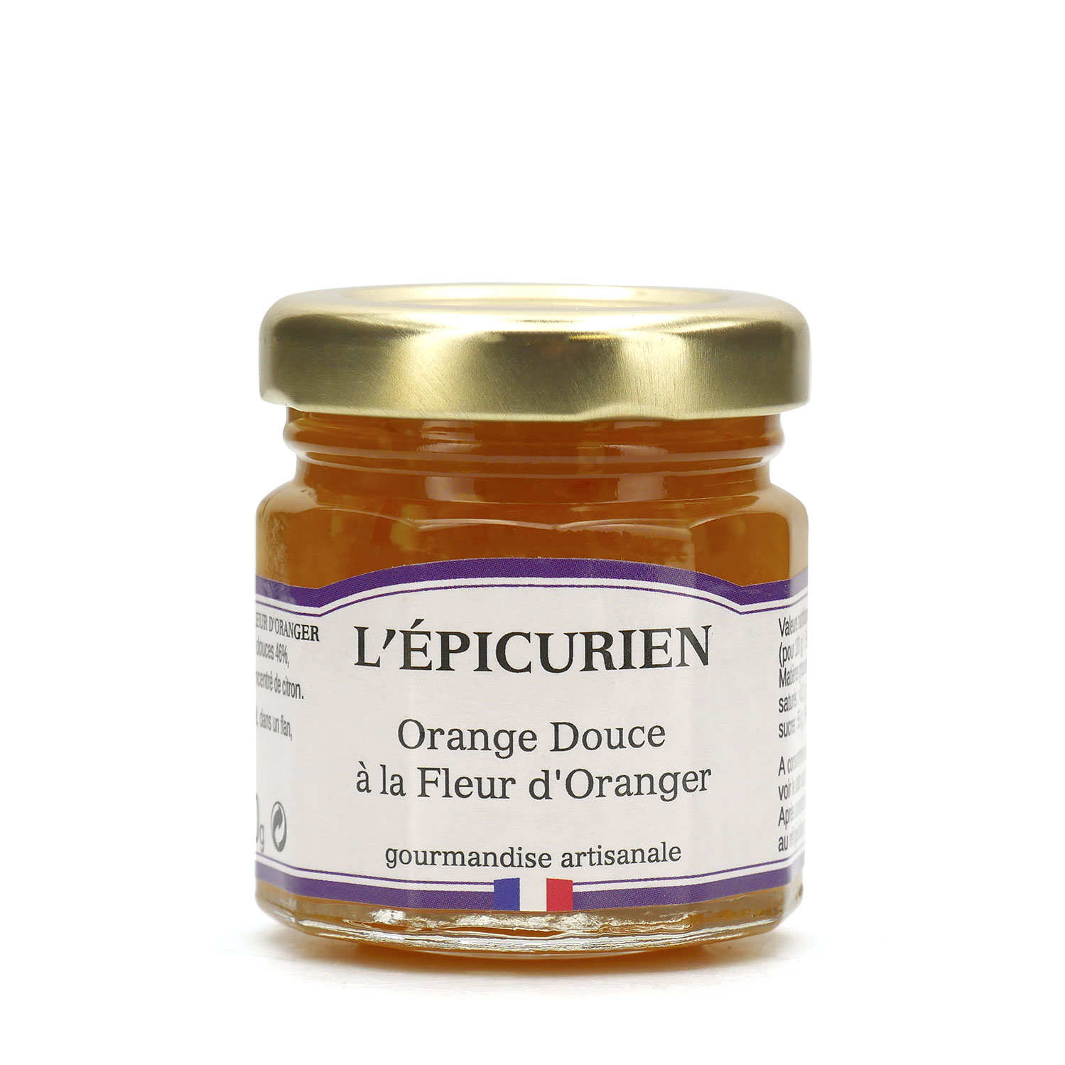 Confiture d'orange douce à la fleur d'oranger