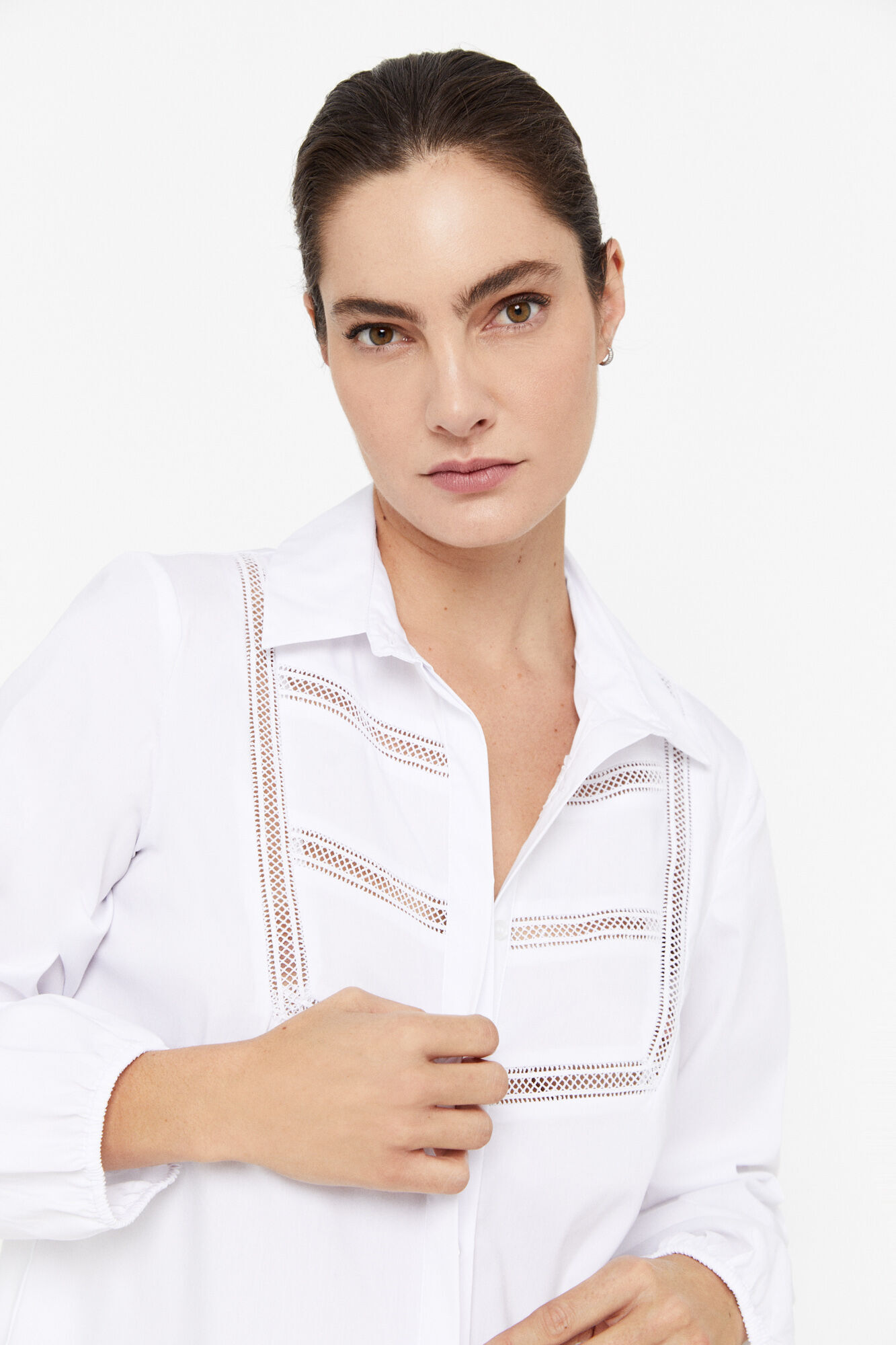 Camisa de algodão BCI - Branca