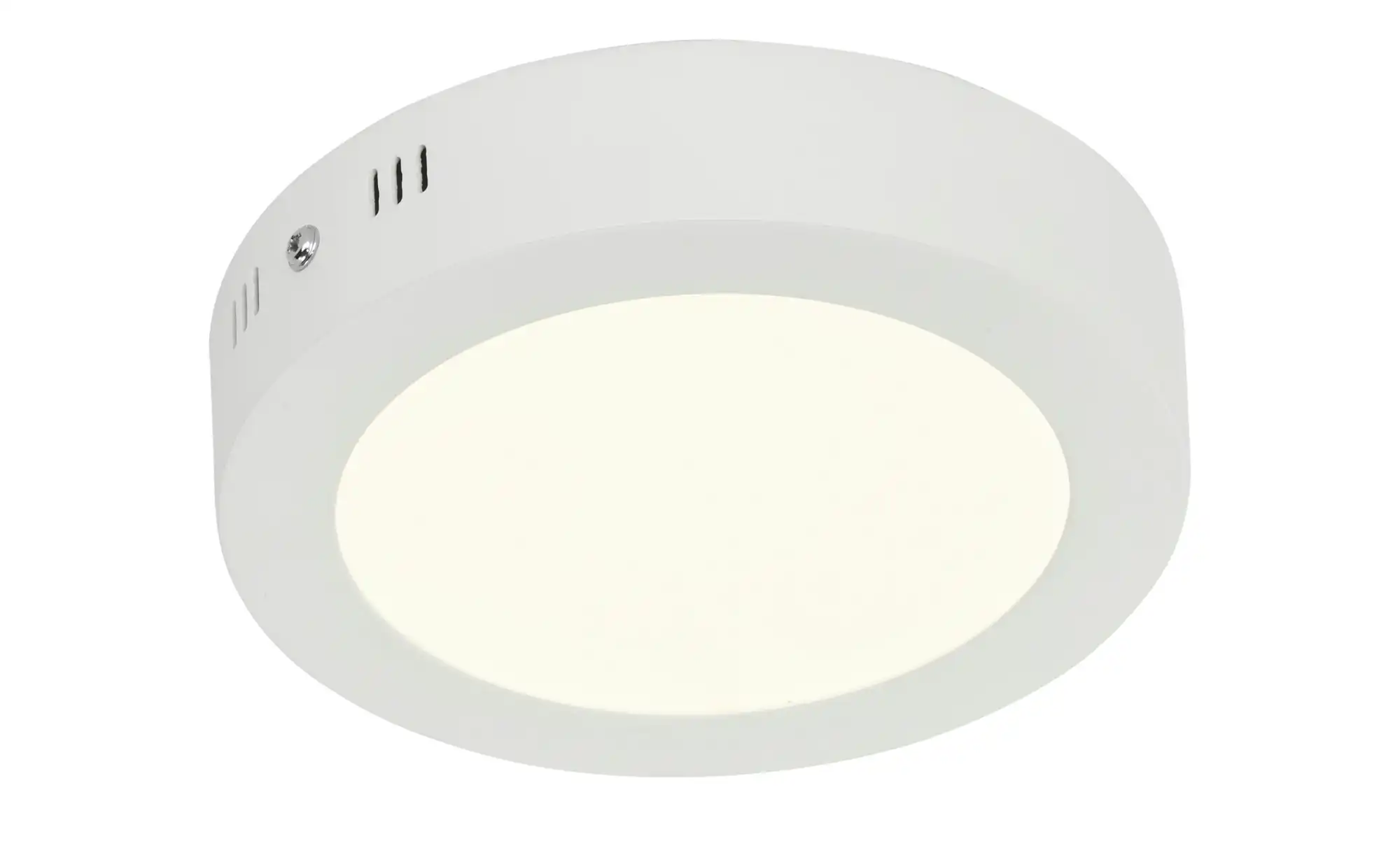 LED-Deckenleuchte, rund, weiß matt