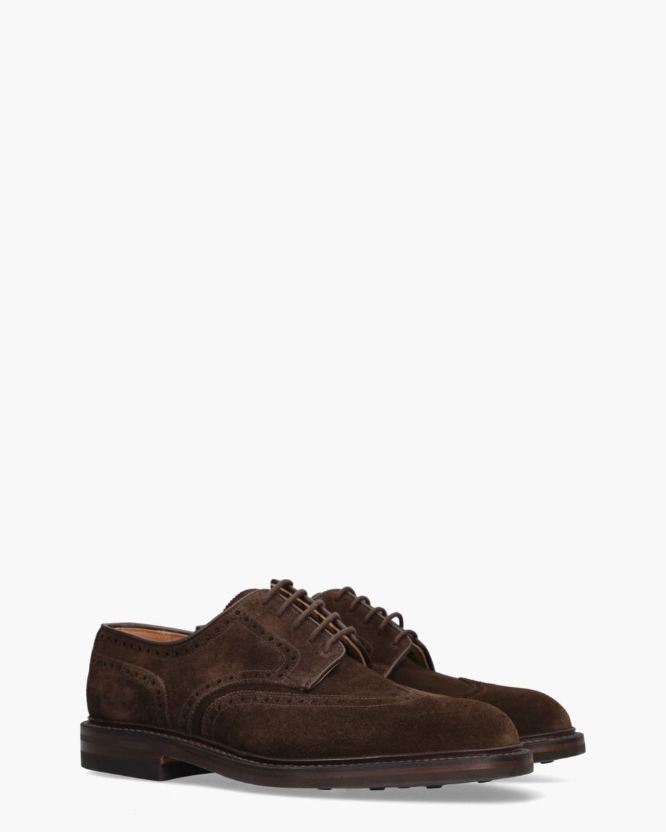 Crockett & Jones Pembroke Donkerbruin Heren Veterschoenen