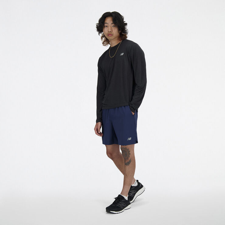 New Balance Athletics Langærmet T-shirt Sort