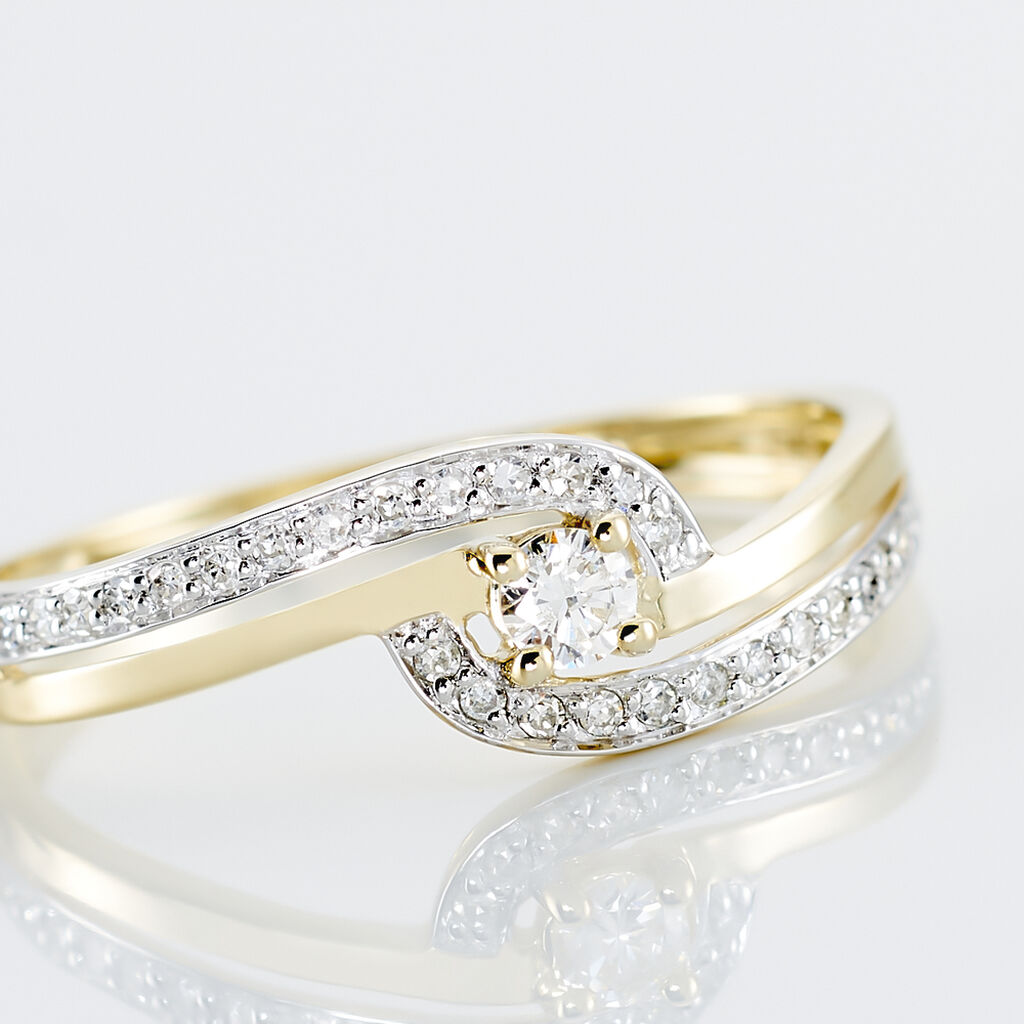 Bague Solitaire Vassilissa Or Jaune Diamant