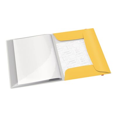 Leitz Cosy Mobile - Porte vues avec élastique - 40 vues - jaune