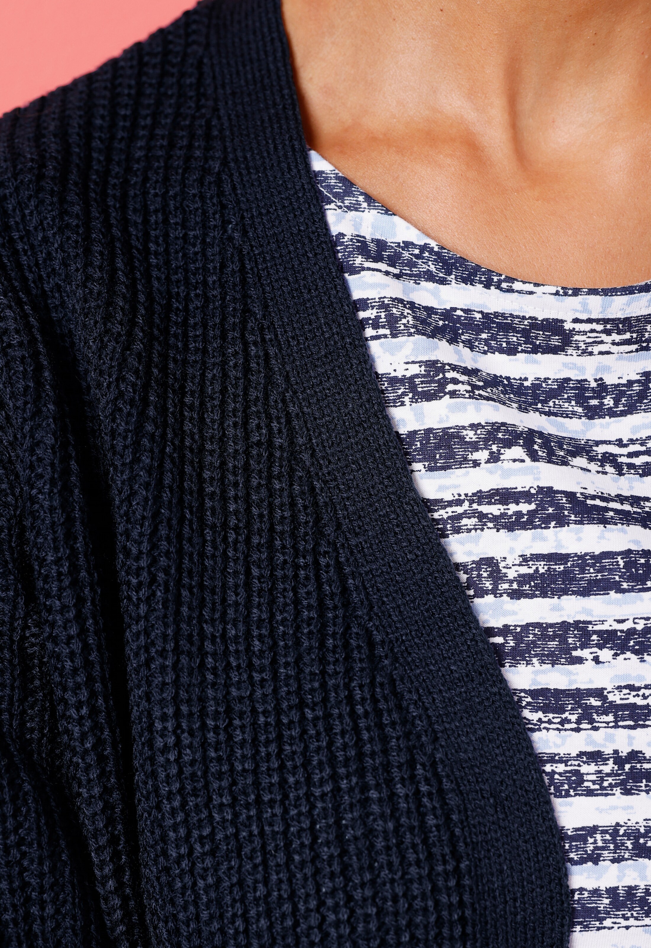 Longstrickjacke