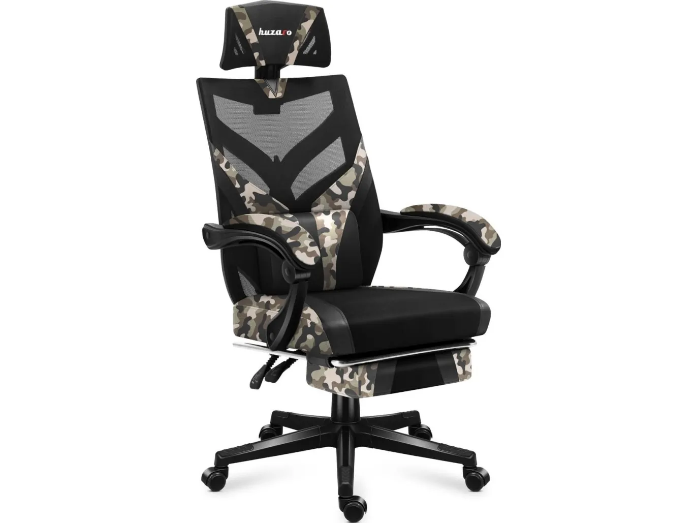 Huzaro Combat 5.0, PC gamingstol, 140 kg, Trådsæde, Ryglæn i net, PC, 610 x 610 mm
