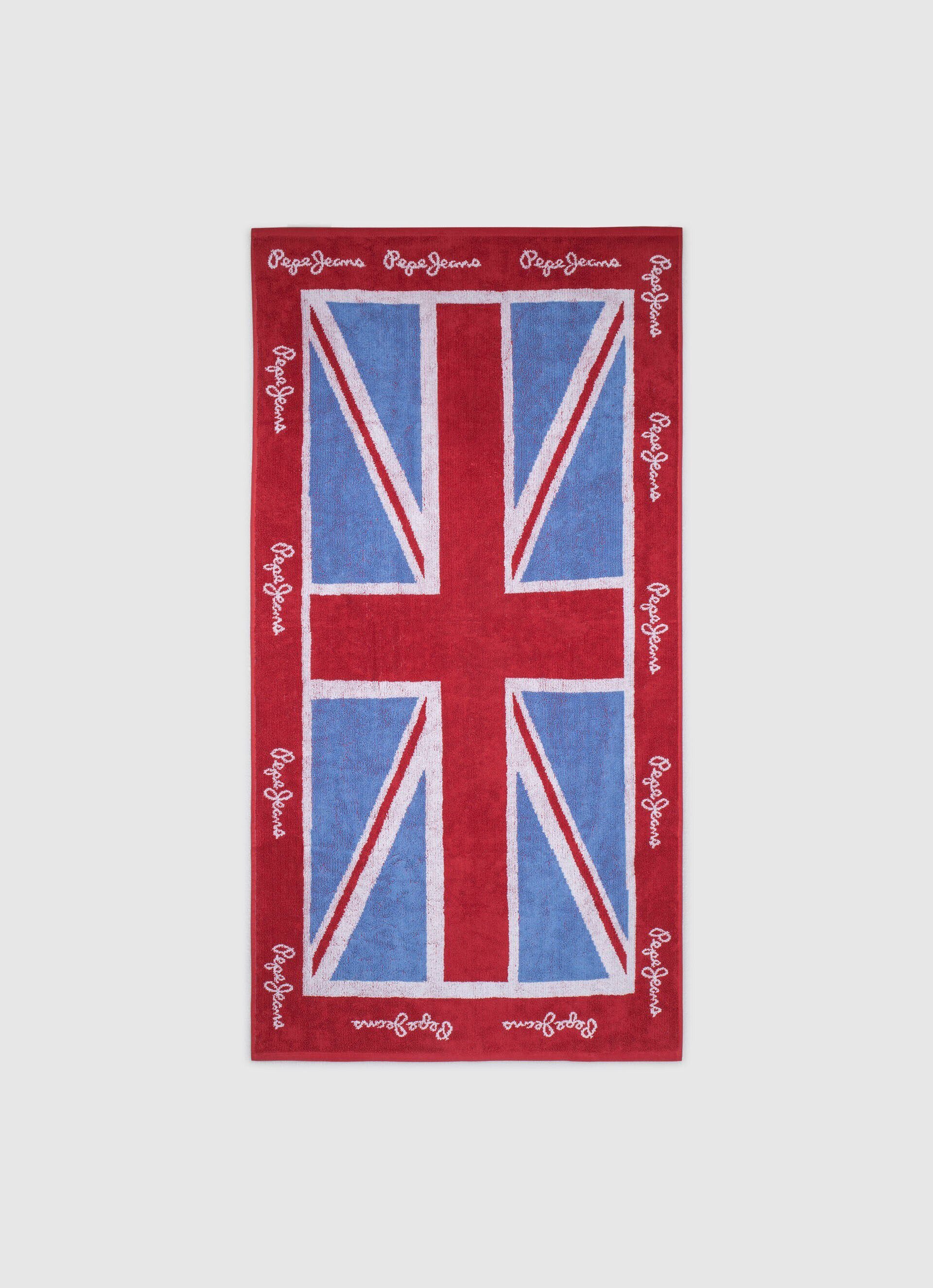 Toalha de praia com a bandeira do Reino Unido - tamanho único.