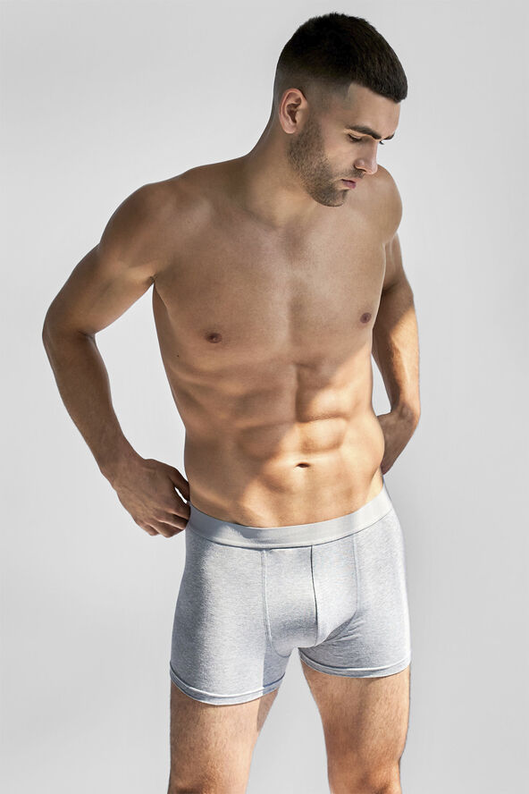 Bread & Boxers Boxer-Brief 3-pack Grey mélange