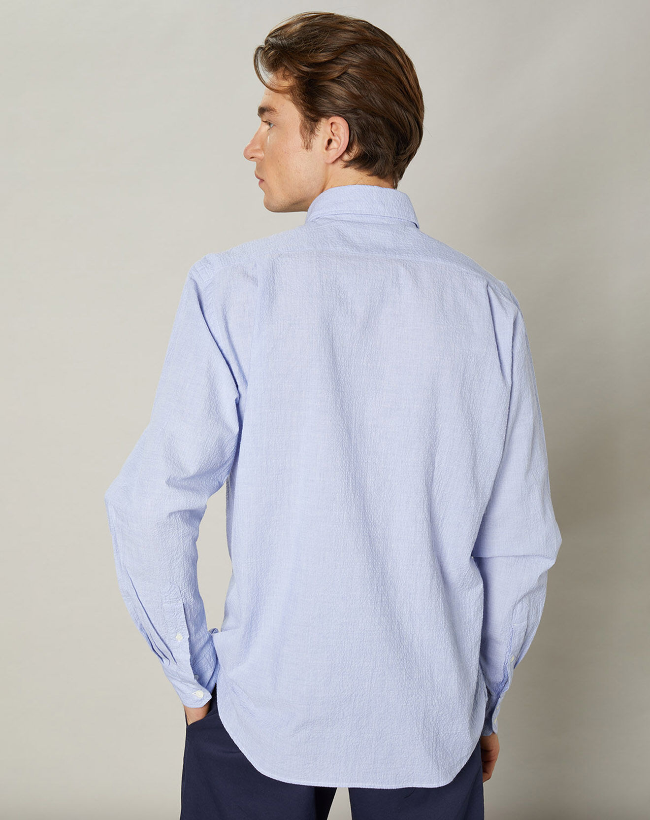 Hartford Chemise regular Paul bleue