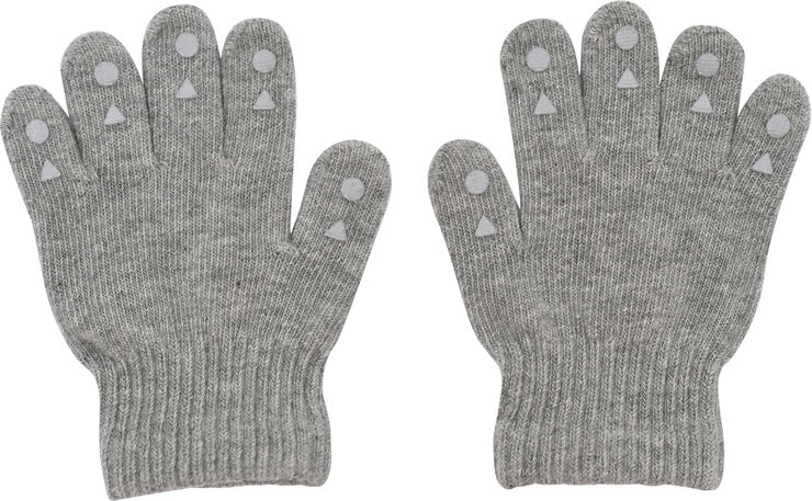 GoBabyGo Fingervanter Grey melange