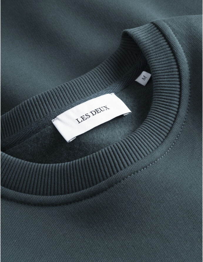 Les Deux Camden Sweatshirt Pine green/ivory