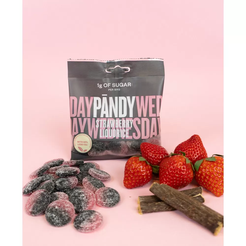 Pandy Strawberry/Liquorice - 50 g