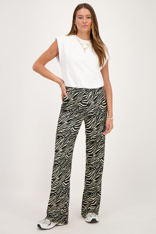 Witte top mouwloos