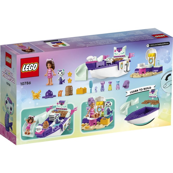 LEGO® Gabby’s Dollhouse 10786 - Gabbys und Meerkätzchens Schiff und Spa