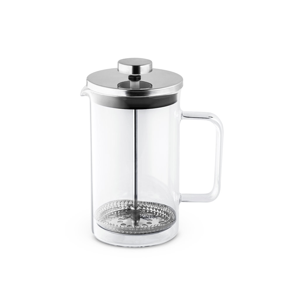 hi!dea 94237 - Cafetière 600mL en verre borosilicate et acier inox