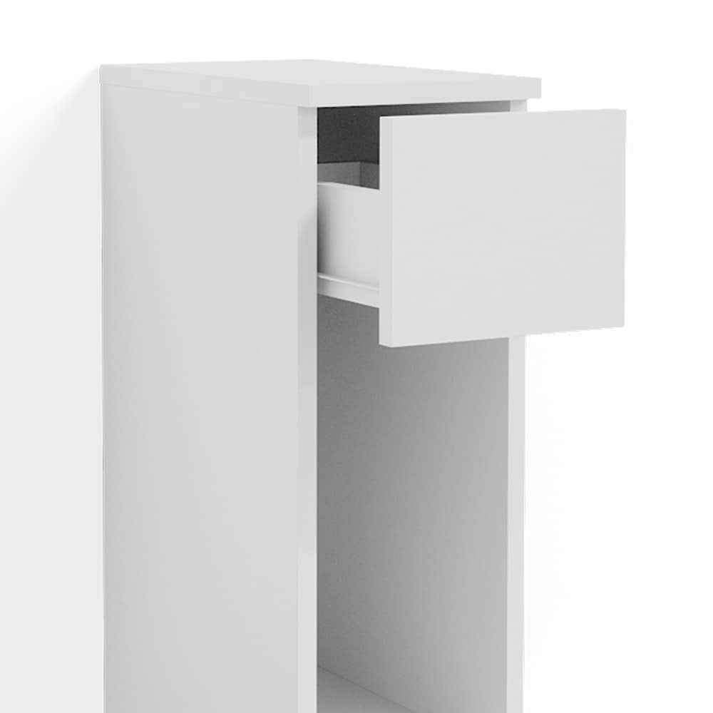 Vicco Nachtschrank Nachttisch Beistelltisch Enton Weiß Kommode Schublade Ablage