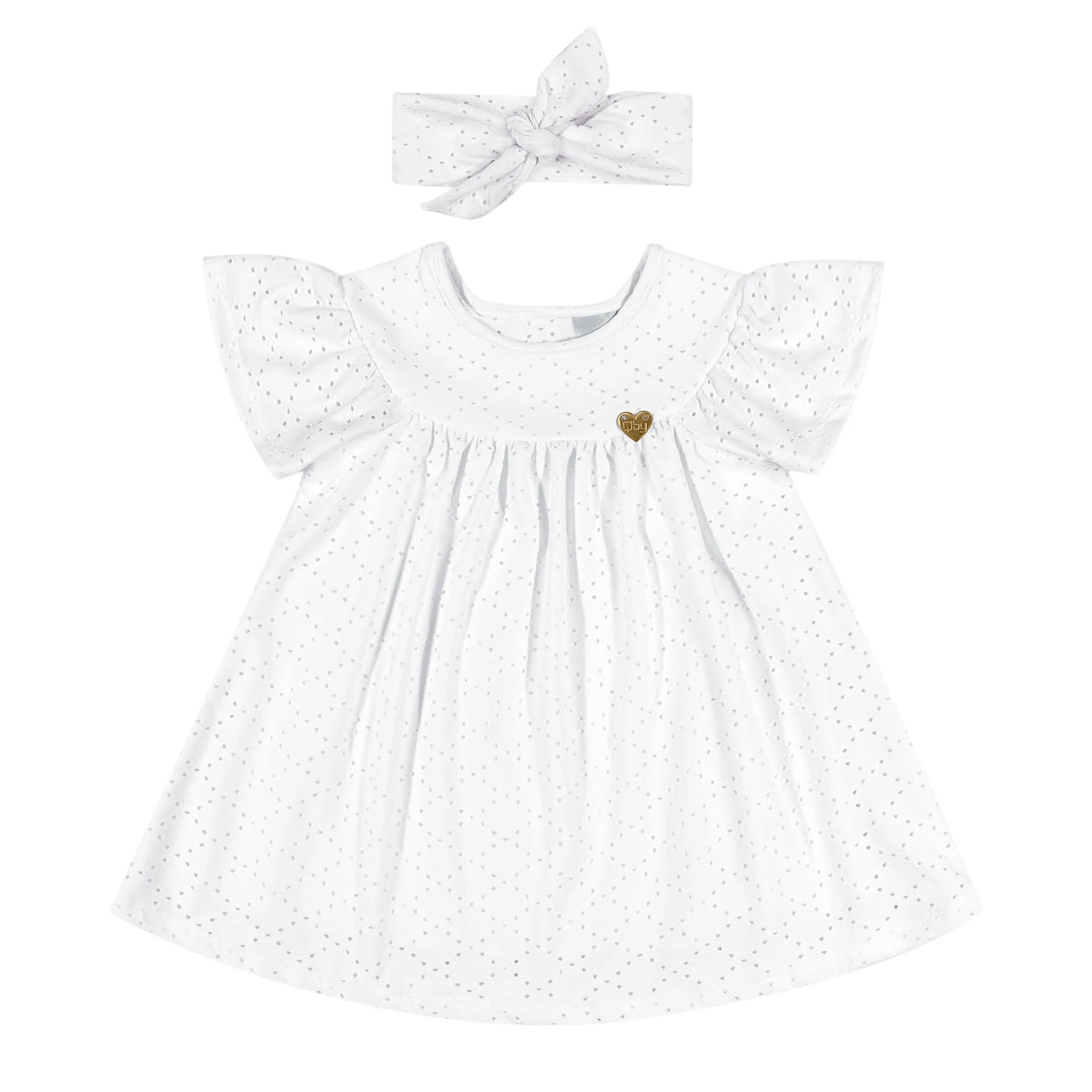Quimby Robe Jersey et Bandeau 3-24mois