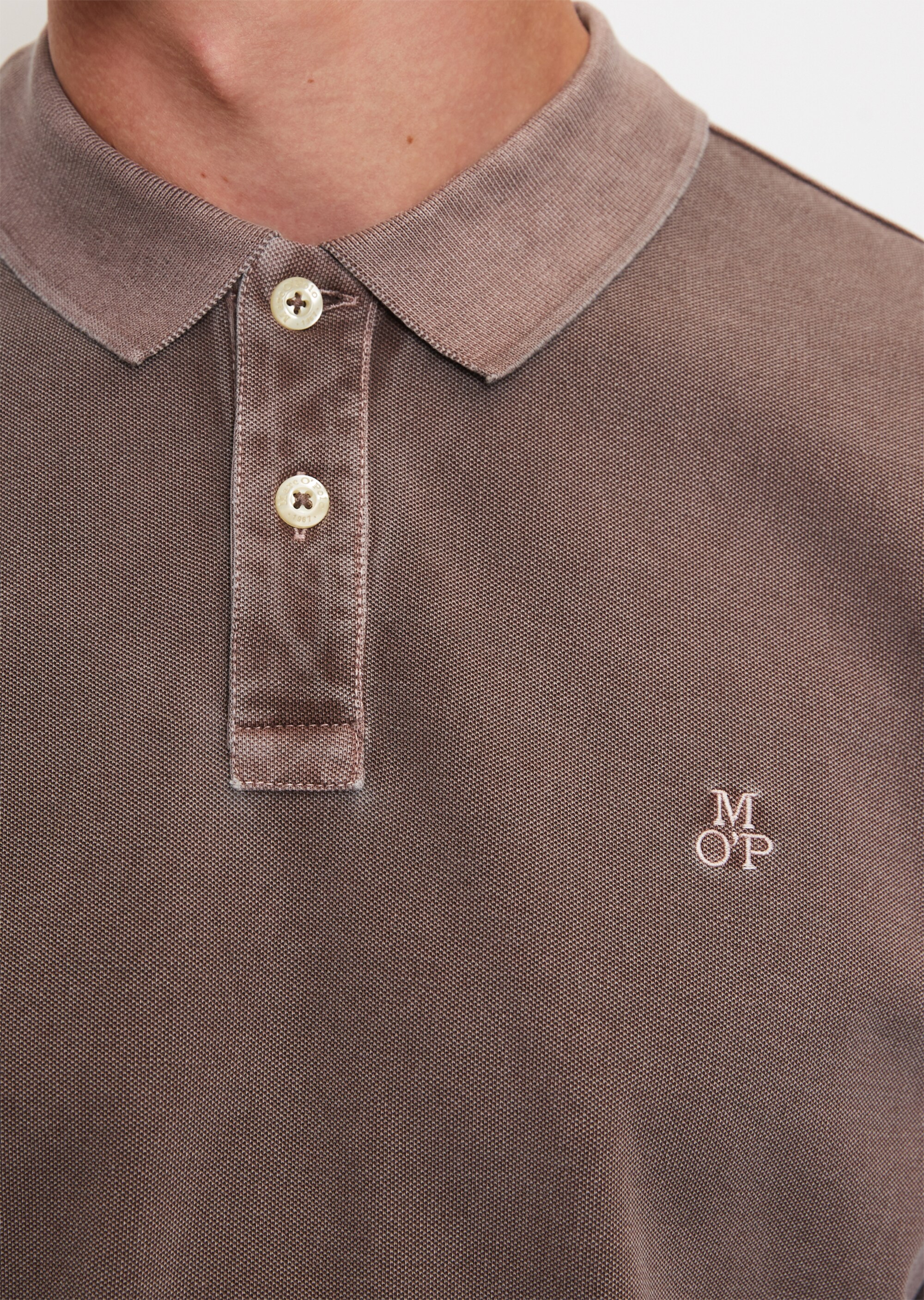 Kurzarm-Poloshirt Piqué regular aus Bio-Baumwolle