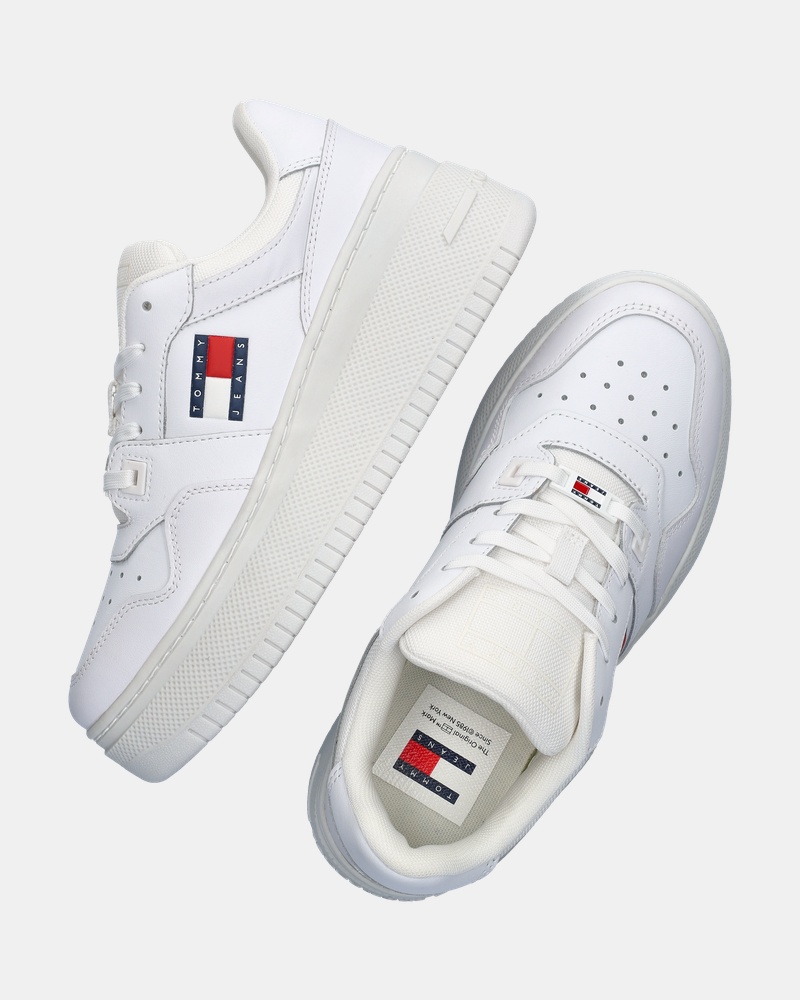 Tommy Jeans TJW Retro Basket Lage sneakers  - wit