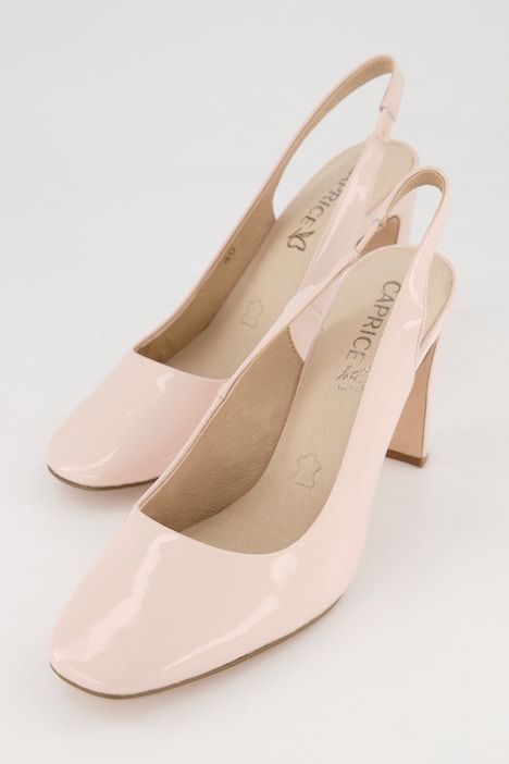 Caprice Leder-Pumps, elastischer Riemen, Komfortweite