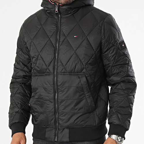 Doudoune Capuche Mix Quilt 2766 Noir