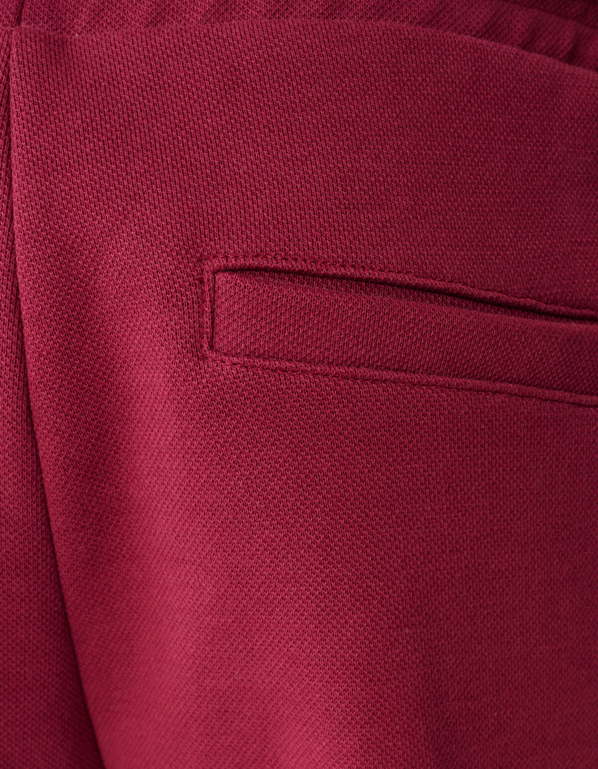Cargo Pique Short Donkerrood