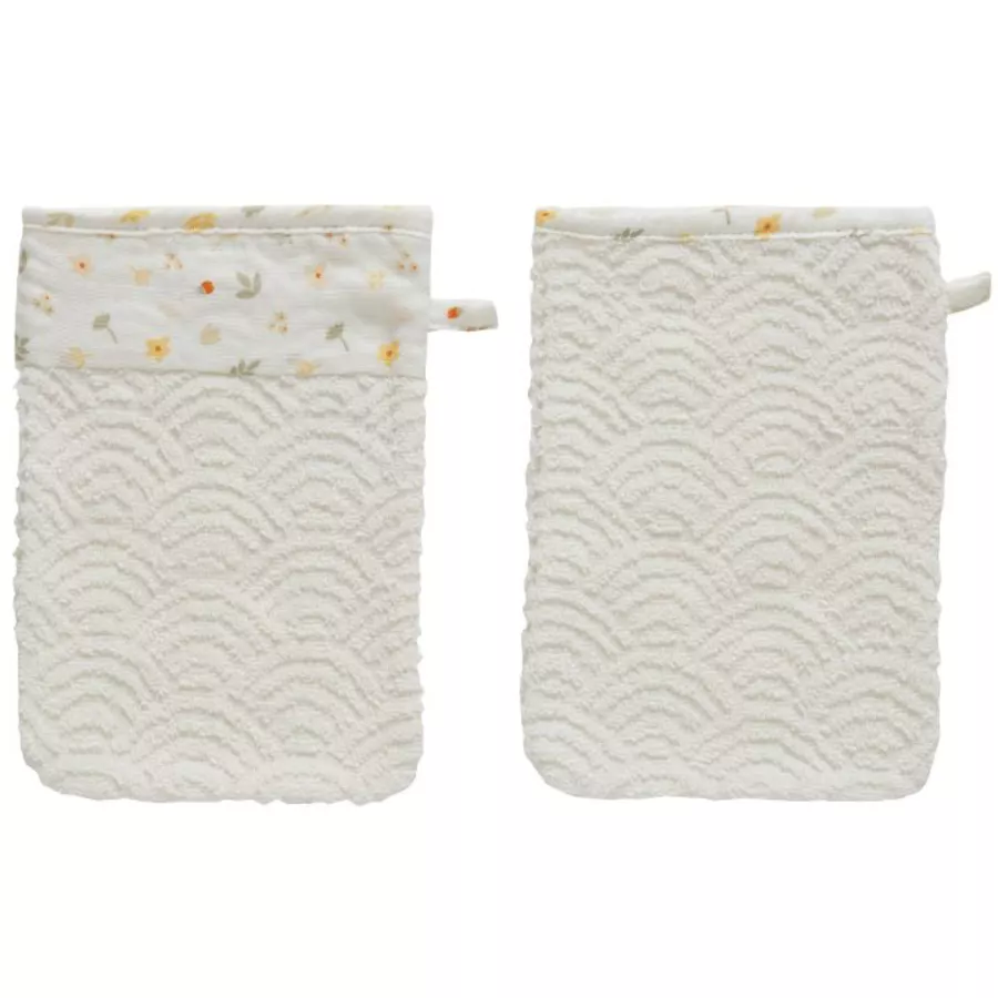 bébé jou® Waschhandschuh 2er-Pack Bohemien Garden