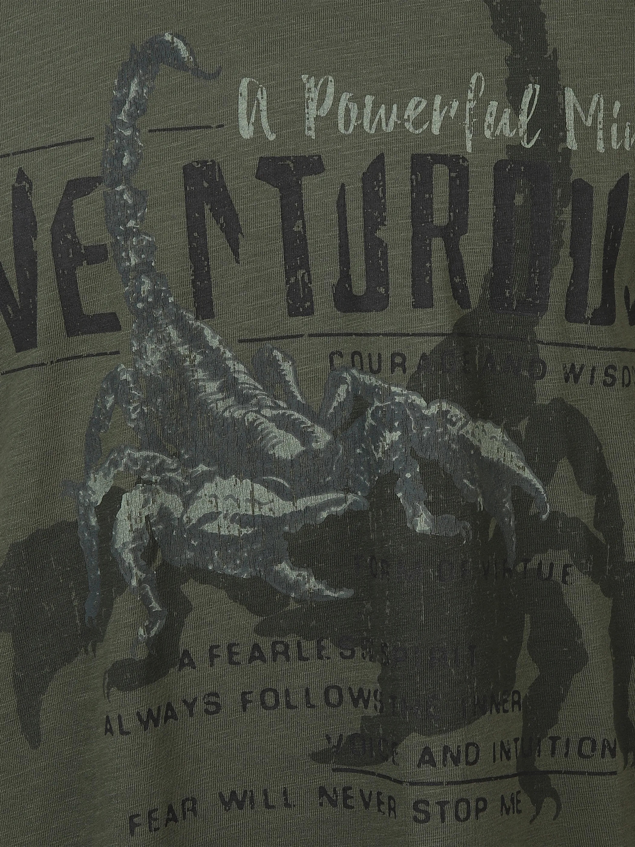 Herren Shirt mit Frontprint