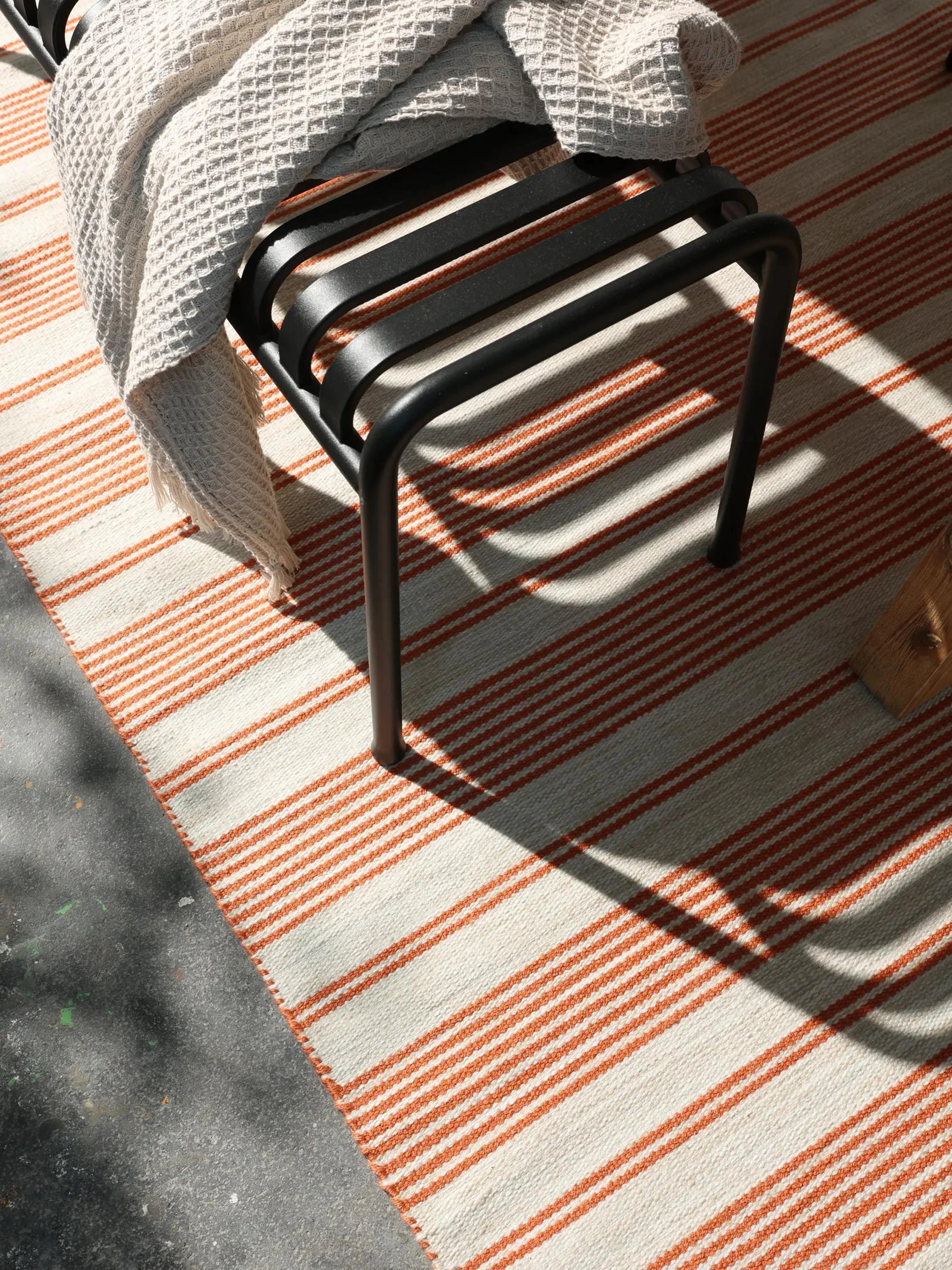 Handgeweven in- & outdoor vloerkleed Rida