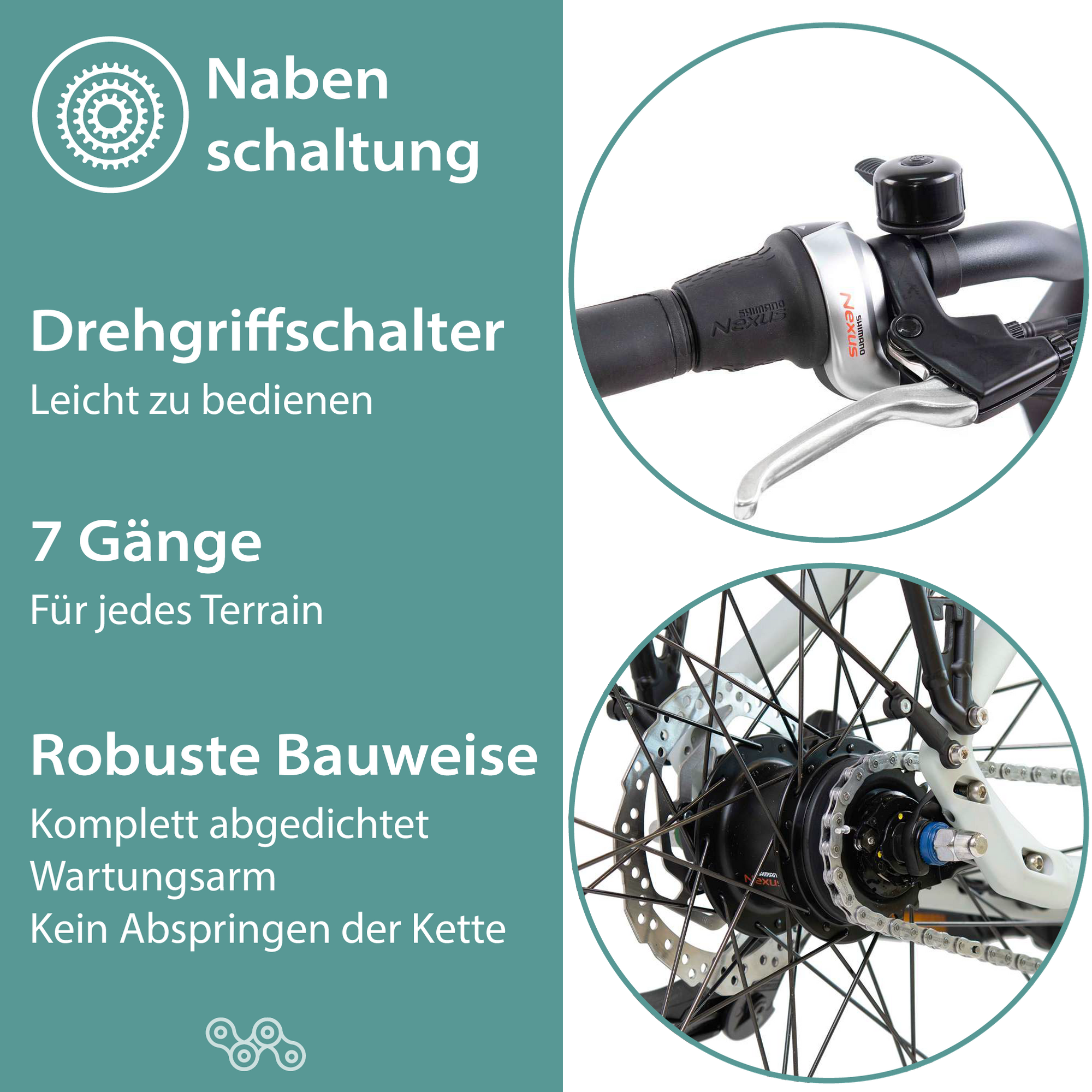 Tretwerk Sonic Nexus E Bike 28 Zoll Trekkingrad Damen Herren Elektrofahrrad