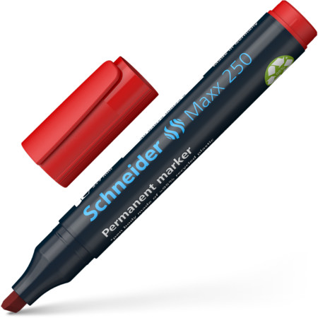 Schneider Maxx 250 Permanent-Marker - rot - 2+7 mm