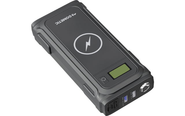 Dometic Powerbank Starthilfe PJS1000 mit kabellosem Ladepad / USB / Spitzenleistung 1000 A