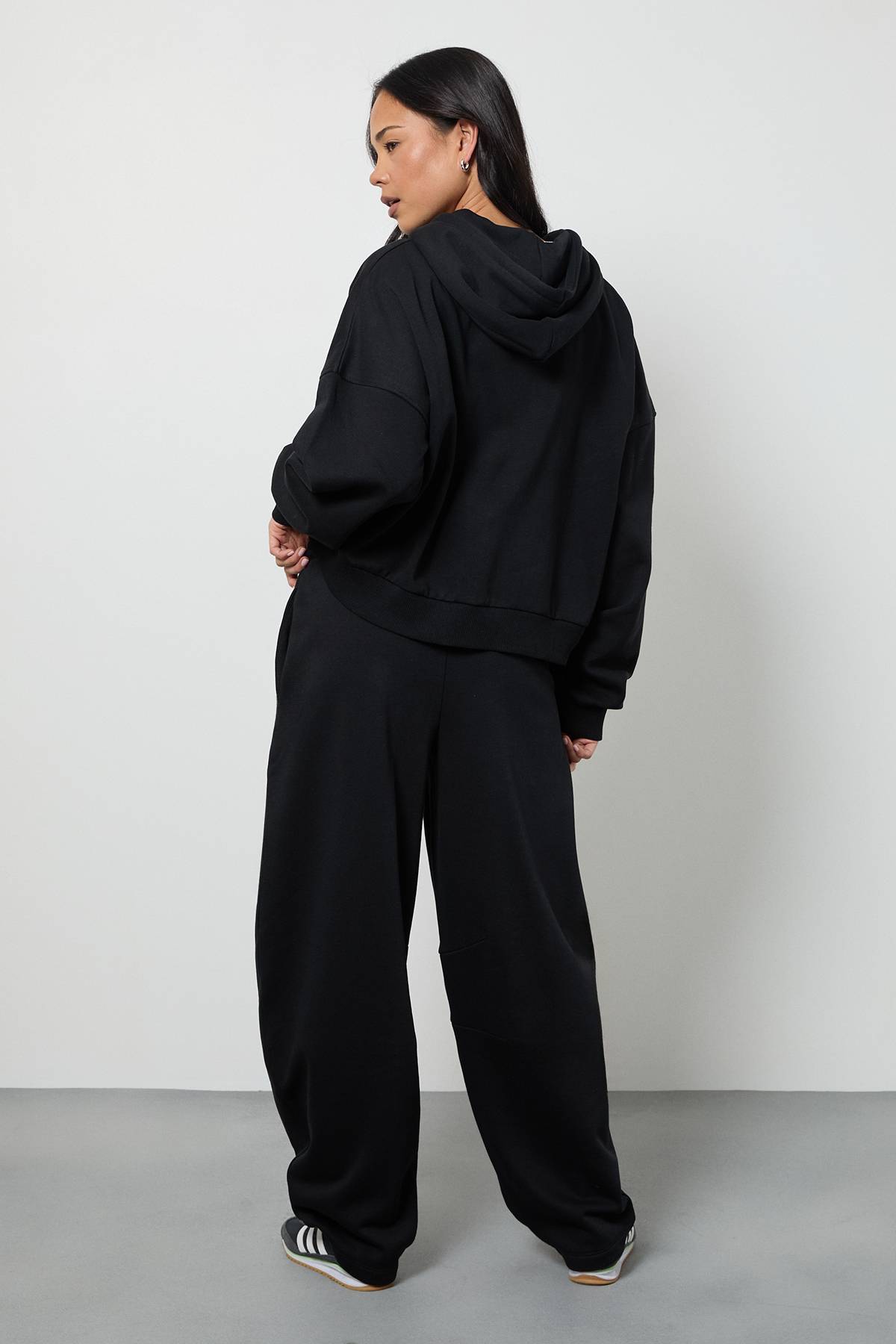 boohoo Survêtement à Casynthétiqueche Oversize avec Cordon de Serrage Contrasté