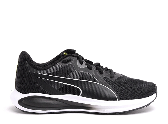 Puma basses enfant twitch runner jr noir
