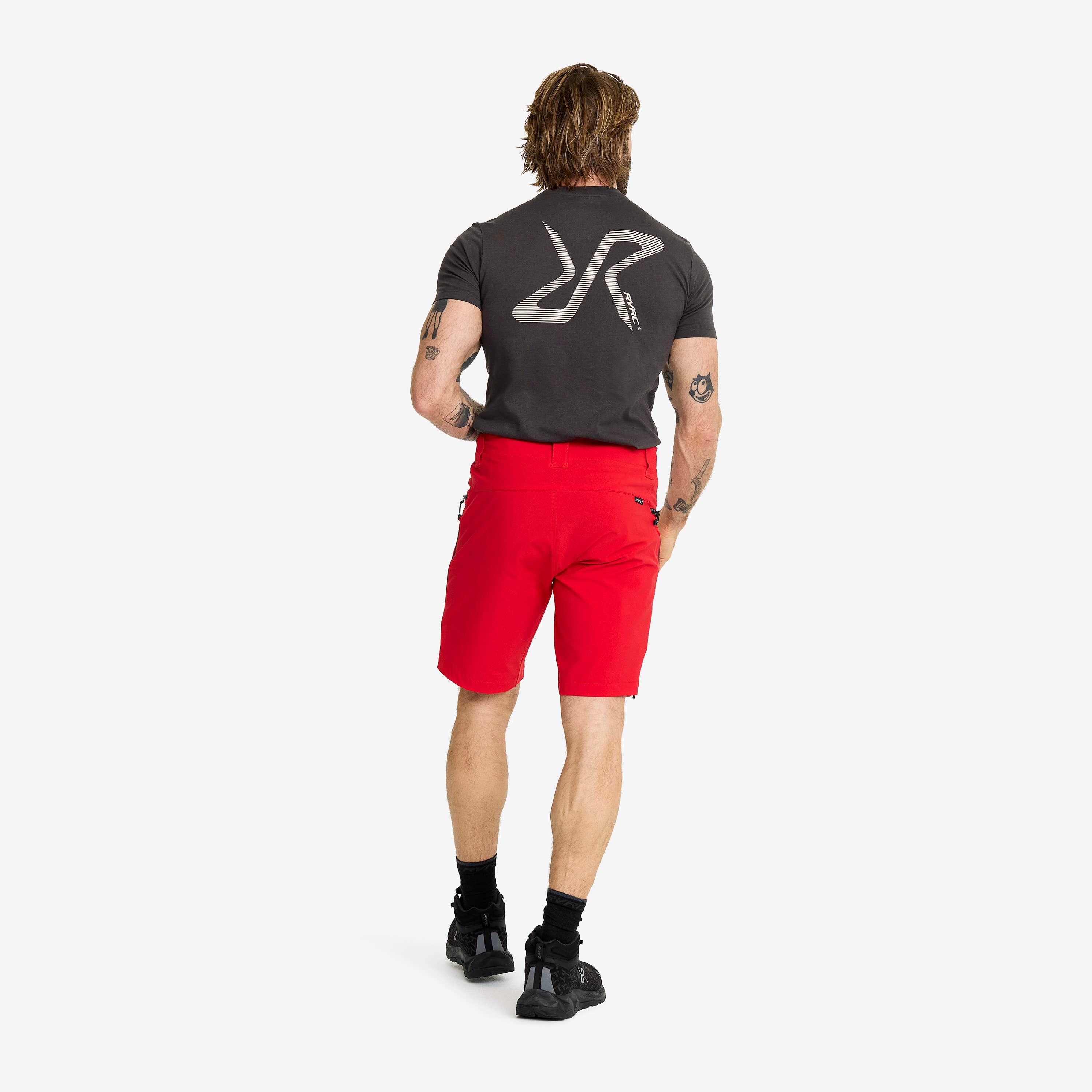 Trail Pro  Shorts Herre Mars Red/Anthracite