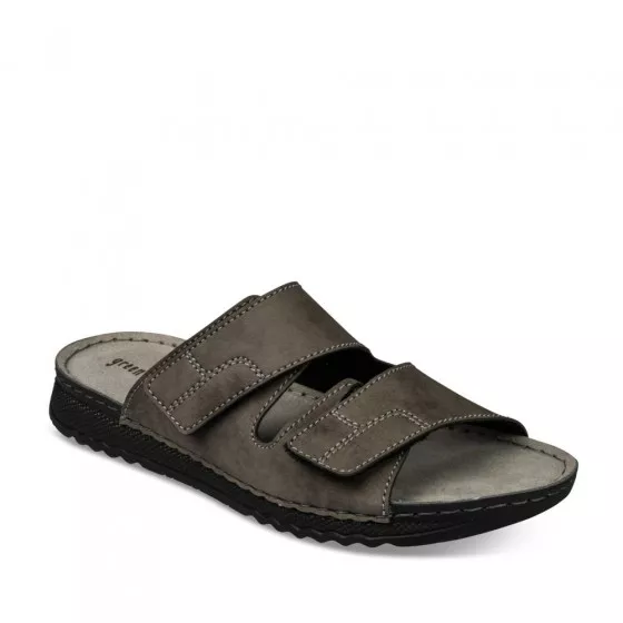Mules GRIS GREEN RELAX
