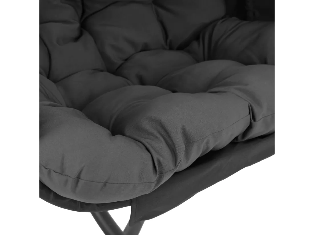 Chaise suspendue avec support pliable