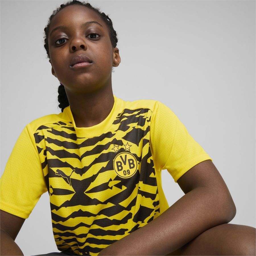 Puma Maillot d’avant-match à manches courtes Borussia Dortmund Enfant et Adolescent