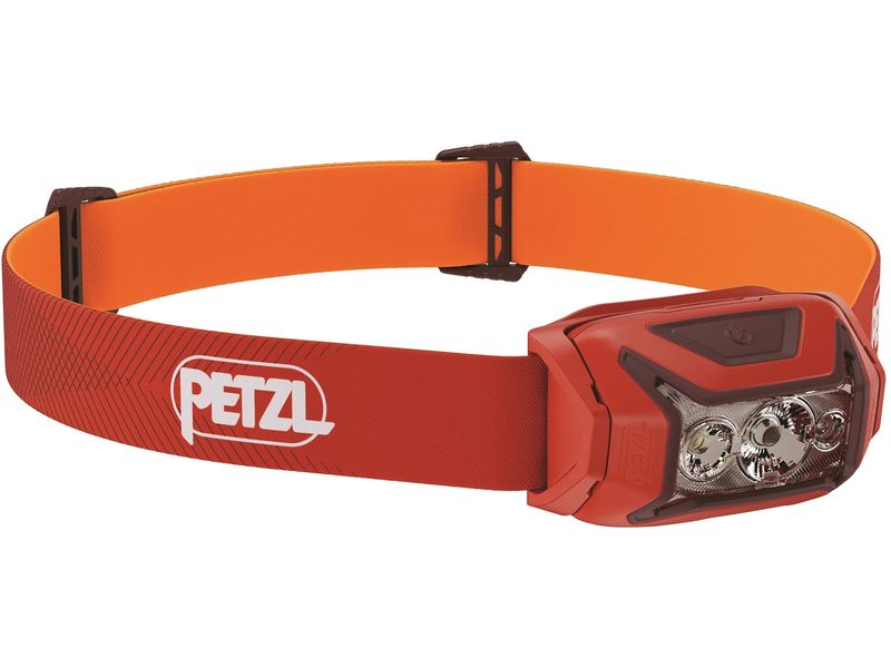 Petzl Stirnlampe Actik Rot, 450 lm Einfach zu bedienende kompakte Stirnlampe