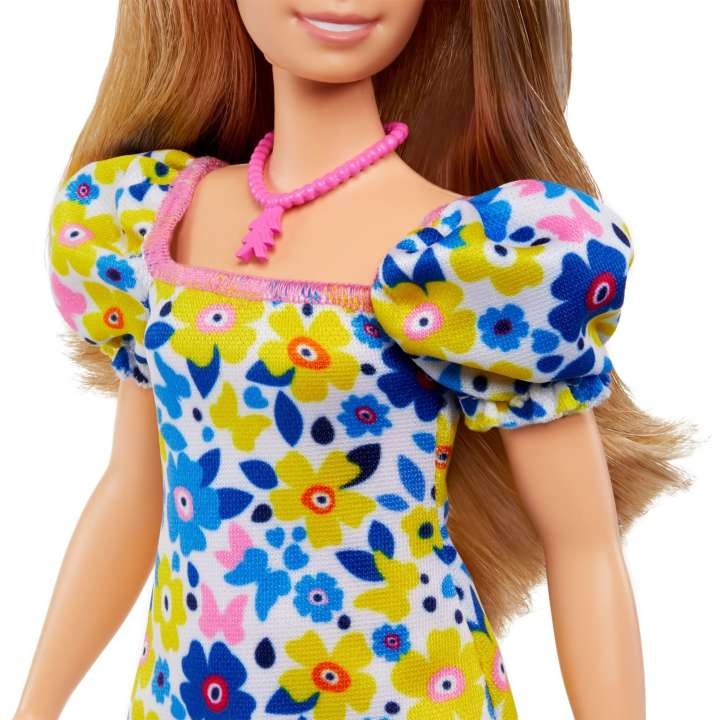 Barbie - Fashionistas - Downs Syndrom Med Blomster Kjole