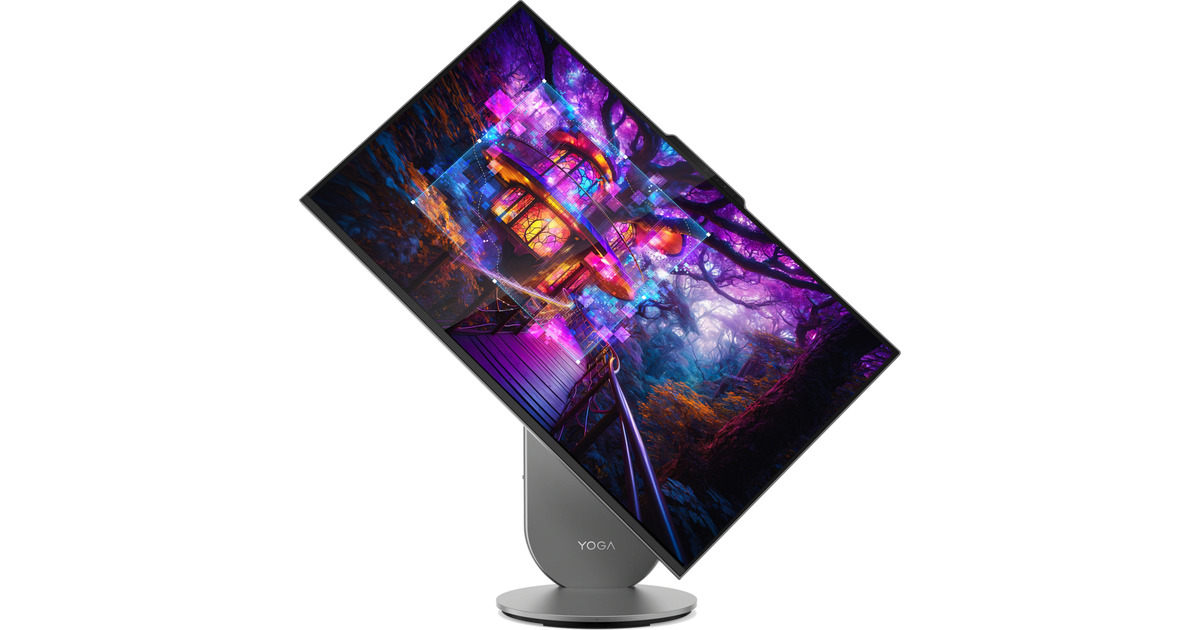 LenovoYoga AIO 27IAH10 (F0J2001DNY) all-in-one pc  (Grijs | Core Ultra 7 255H | Arc 140T | 16 GB | 1 TB SSD)