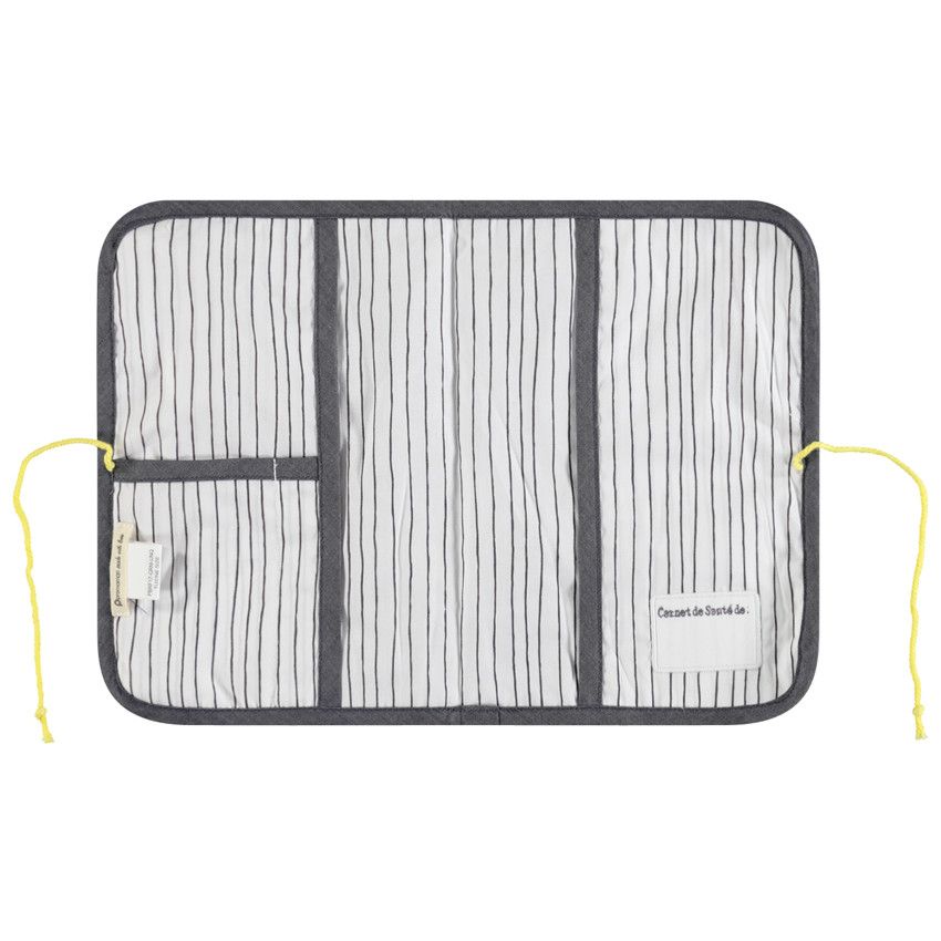 Protège carnet de santé Modern pop - Gris chiné