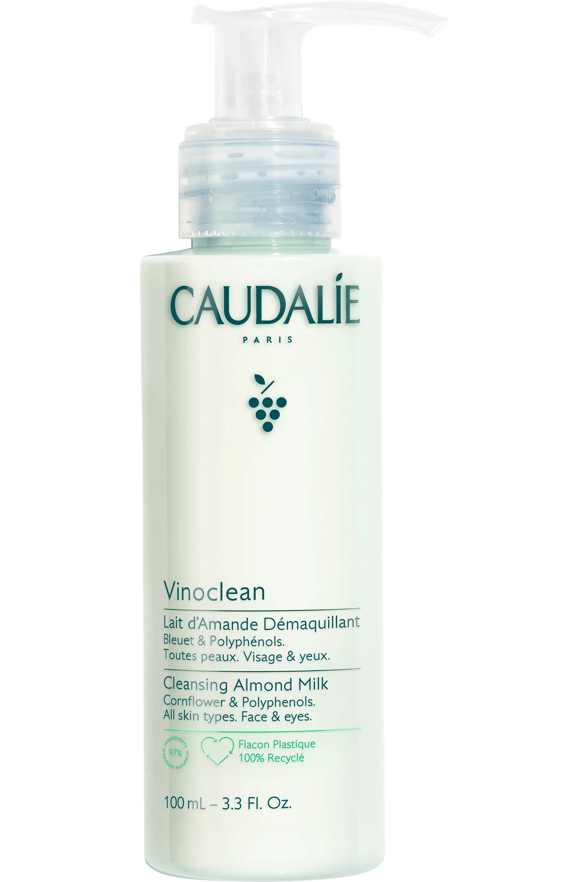 Caudalie Lait d’amande démaquillant Vinoclean-100 ml