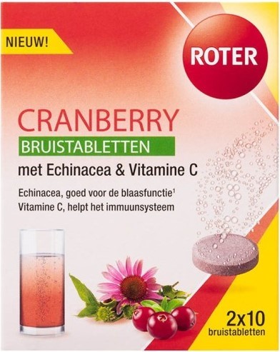 Roter Cranberry Bruistabletten2x10 stuks