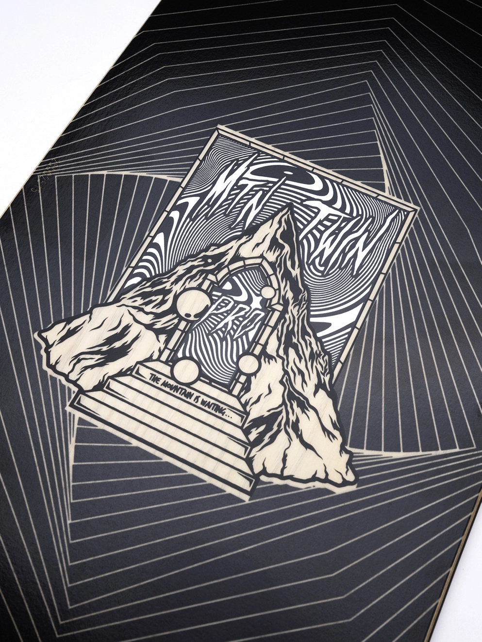 Jones Snowboards Mountain Twin Pro 2025 Snowboard wood veneer