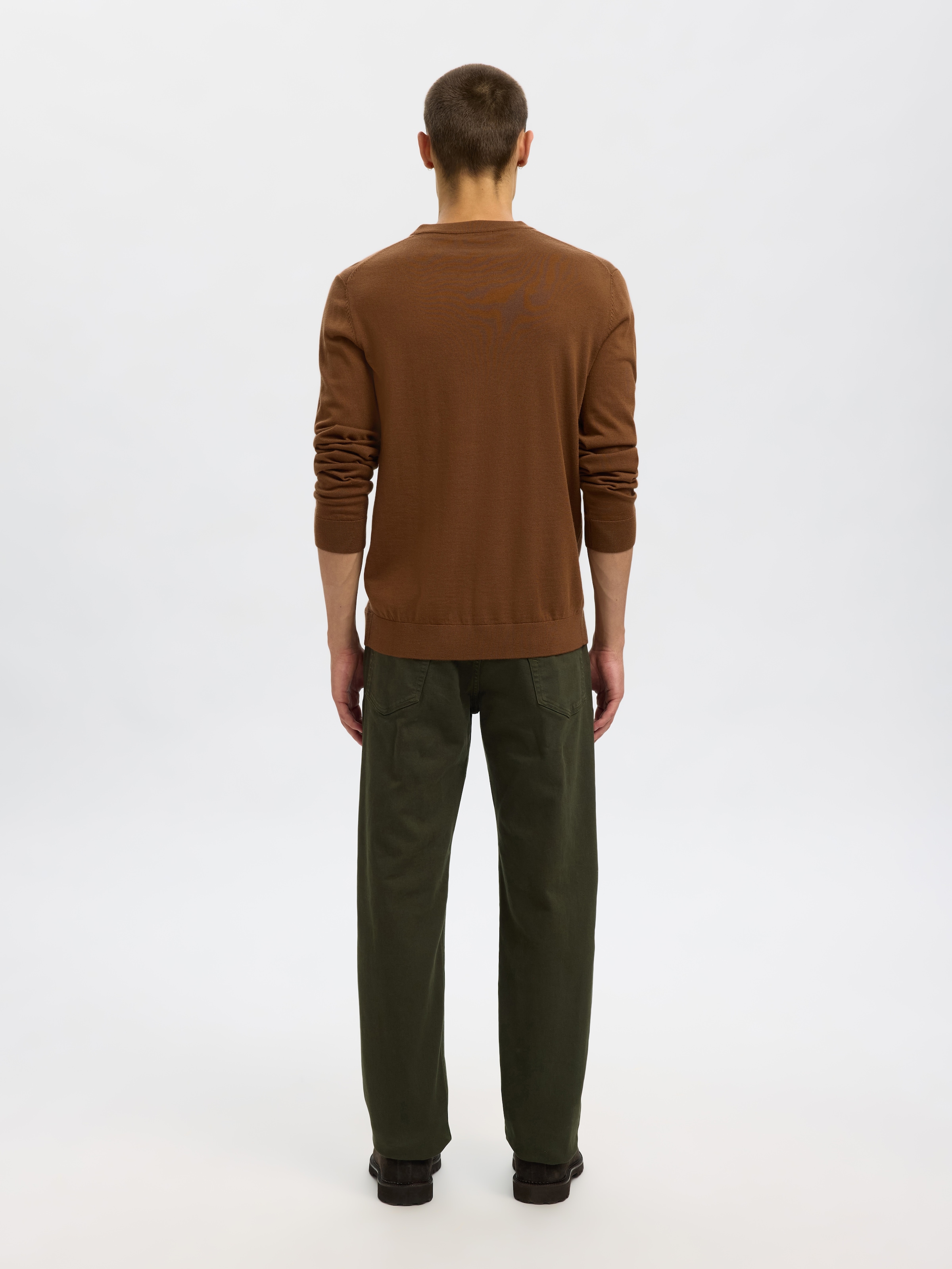 SELECTED HOMME Strickpullover »SLHTRAY LS KNIT MERINO CREW NECK NOOS«